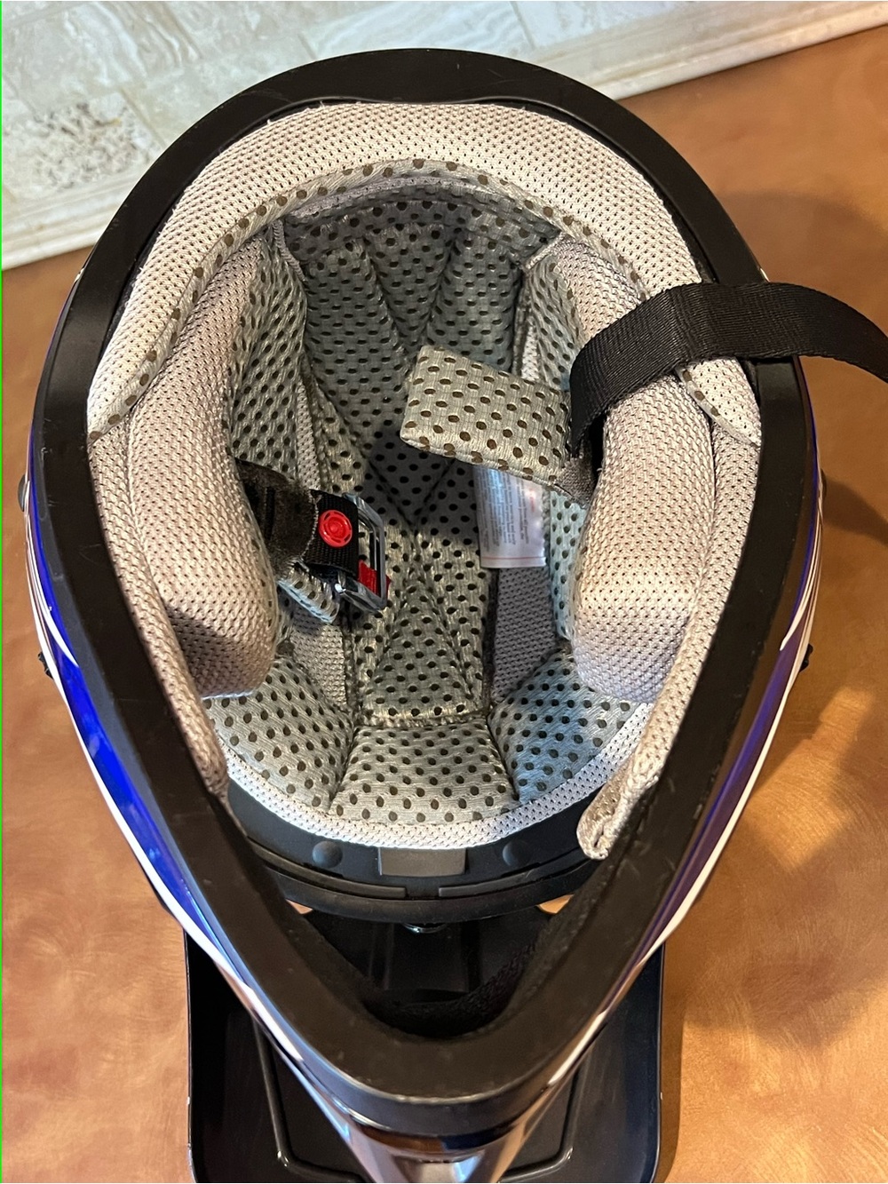 Vega viper wildcat Blue Graphic Off Road Motorcycle Helmet, Kids Small - Picture 6 of 8